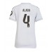 Real Madrid David Alaba #4 Hemma matchtröja Dam 2025-26 Kortärmad Billigt